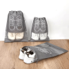 20 sets of multifunctional shoe storage mesh bags - travel/fitness yoga shoe classification storage artifact