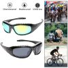 2 Pairs Motorcycle Padded Foam Wind Resistant Riding Glasses Sunglasses