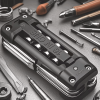 On-the-Go Bike & Motorcycle Multitool, ABS & Stainless Steel Repair Kit, Portable Emergency Tool Set with Wrench, Screwdrivers, Hex Keys for Car, Bike