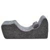 Yoga Chair Chaise, Ergonomic Chaise Lounge Chair for Yoga, Modern Boneless Curved Foam Lounge Indoor for Massage, Stretching, Relaxation, Exercise