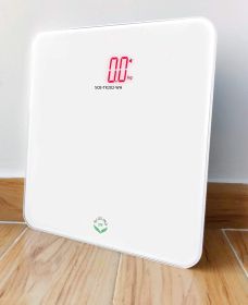 Digital Bathroom Scale Easy Auto Step-on Auto Off Technology, White, Lb or Kg, 440lb Capacity