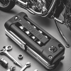 Outdoor Emergency Bike Multitool, ABS & Stainless Steel Motorcycle Repair Kit, Compact Bicycle Tool Set with Hex Keys, Screwdrivers