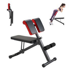 Multi-Functional Weight Bench for Full Body Workout, Roman Chair Hyperextension Bench