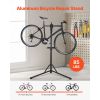 Bike Repair Stand, 85 lb Heavy-duty Bicycle Work Stand with 40.7-64.1 in Adjustable Height & Magnetic Tool Tray, Foldable Bicycle Maintenance Rack
