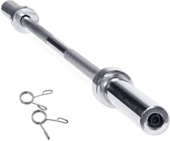 Barbell Bar Plates 4Ft Solid Iron Fitness Weightlifting
