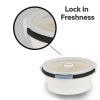 GLIDER LB White Bento Premium Lunch Box & Food Storage Containers