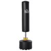 Freestanding Boxing Punch Bag Stand, Height Adjustable, with Fillable Base, Absorption Springs, Suction Cups