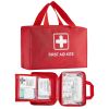 First Aid Kit, 500 Pieces, 600D Nylon Large Survival First Aid Bag, Emergency Medical Supplies, for Home, Car, Office, Travel, Camping, Truck, Hiking