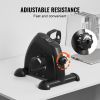 Under Desk Bike Pedal Exerciser, Mini Exercise Bike for Arm/Leg Exercise, Multi-level Resistance Pedal Exerciser for Home Office Workout