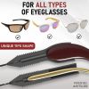 Eye Glasses String Strap Holder L 15 inch No Tail Sunglass Strap for Men Adjustable Eyeglass Strap for Women Wired Eyewear Retainer Lanyard 2 Cords