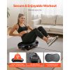 Vibration Plate Exercise Machine, Whole Body Shaker for Lymphatic Drainage and Weight Loss, Home Workout Gym Fitness Equipment with 2 Resistance Bands