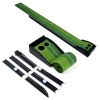 Indoor Golf Putting Mat with Ball Return Track 2 Hole Sizes Distance Markings 3 Balls Included