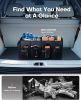 Trunk Organizer  Car Organizer Foldable Trunk organizer for  Sedans Sturdy Car Organization for Car
