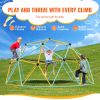 Climbing Dome, for Kids 3 to 10 Years Old,10FT Geometric Dome Climber with Hammock and Swing, Jungle Gym Supports 750LBS and Easy Assembly