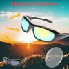 2 Pairs Motorcycle Padded Foam Wind Resistant Riding Glasses Sunglasses
