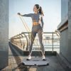 Full Body Vibration Platform Crazy Fitness Massage 10-Frequency Weight Loss & Fat Burner Shaking Machine For Unisex Grey 034
