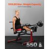 Leg Extension and Curl Machine, Seated Leg Rotary Extension for Thigh, Adjustable Lower Body Specialty Exercises Equipment