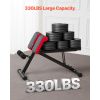 Multi-Functional Weight Bench for Full Body Workout, Roman Chair Hyperextension Bench