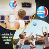 4 Pcs Sport Balls Set Official Size Athletic Balls Include Soccer, Football, Basketball