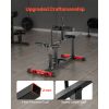 Seated Calf Machine, 440 LBS Capacity Calf Raise Machine, Seated Calf Raise Leg Exercise Home Gym, Calf Workout Training Equipment