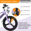 Kids Bike 16 Inch – High Carbon Steel Frame, Magnesium Alloy Wheels, Training Wheels with Night Glow, Adjustable Seat