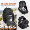 Tactical Backpack, 40L Military Tactical Backpack with Molle Design & Sponge Pad, Army Assault Pack Bag for Men and Women