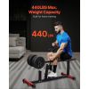 Seated Calf Machine, 440 LBS Capacity Calf Raise Machine, Seated Calf Raise Leg Exercise Home Gym, Calf Workout Training Equipment