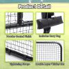 L-Shaped Baseball Net for Batting Cages