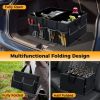 Portable Car Trunk Organizer Box with Side Pockets for Travel
