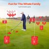 Backyard Golf Game, 9 Hole Golf Course, Golf Game Practice Games, Golf Chipping Game for Family, Adults and Kids