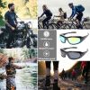2 Pairs Motorcycle Padded Foam Wind Resistant Riding Glasses Sunglasses
