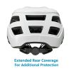 Youth Bike Helmet, Light Gray, Adjustable Fit, Ages 8+, Lightweight for Biking & Scooters