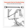 Bike Repair Stand, 85 lb Heavy-duty Bicycle Work Stand with 40.7-64.1 in Adjustable Height & Magnetic Tool Tray, Foldable Bicycle Maintenance Rack