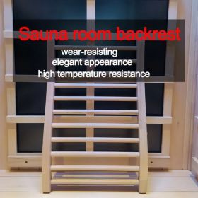 Hemlock Round Stick Sauna Backrest (Option: Defaulttitle)